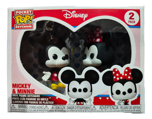 Llavero Funko Pop Pareja Mickey & Minnie Disney