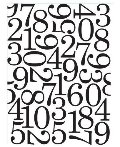 Numeros Darice Carpeta De Grabado En Relieve 30032595