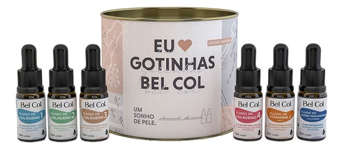 Fluidos Colageno Vitamina C Acido Hialuronico Kit 6 Bel Col Momento De Aplicação Dia/noite Tipo De Pele Os Tipos