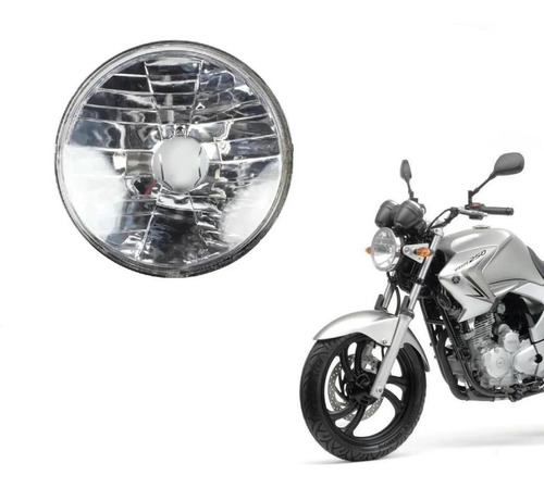 Bloco Óptico Farol Redondo Ybr Factor 125 Fazer 250 05~10