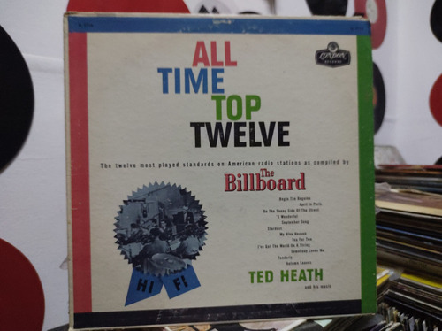 Ted Heath All Time Top Twelve Jazz Vinilo,lp,acetato Imp 