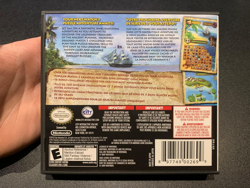 Jewels Of The Tropical Lost Island Nintendo Ds (Usado)