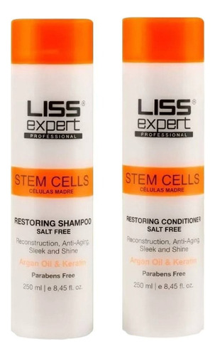 Kit Liss Expert Stem Cells | Shampoo, Conditioner Reparador