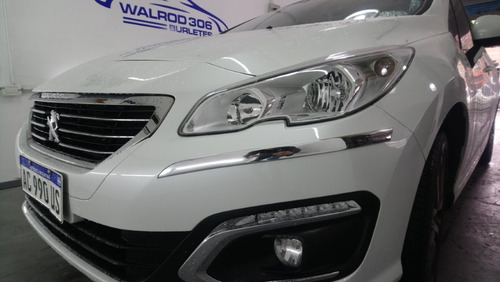 Peugeot 408 2016 2018 Protectores Paragolpes Cromados 30 Mm