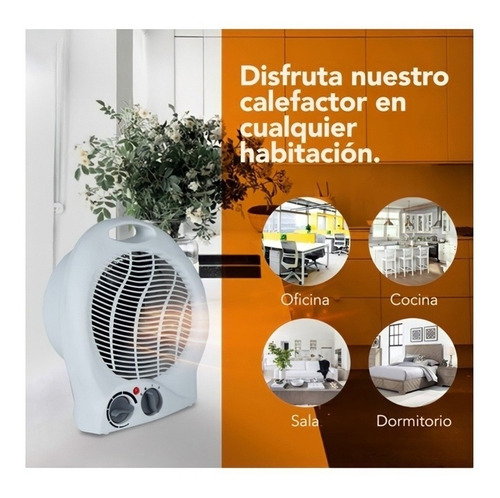 Imagen 3 de 6 de Termoventilador Calefactor Para Invierno De 2000w