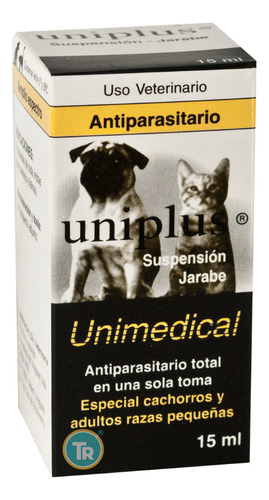 * Antiparasitario Uniplus Suspension Cachorros*