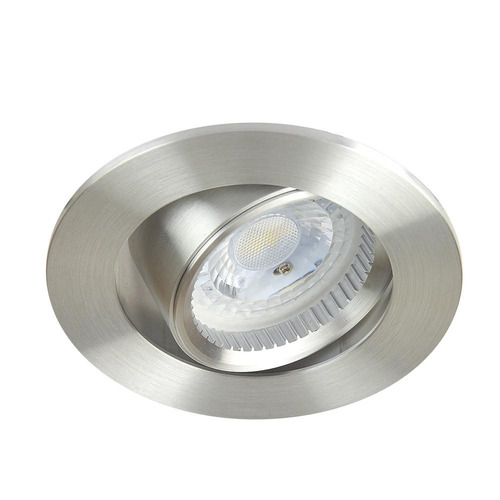 Lampara Empotrable Techo Dirigible Mr16 Aluminio Gu5.3 Tecnolite Yd-610/Al Color Gris
