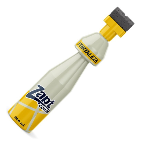 2x Zapt Tinta Para Rejunte 200ml - Cor Cinza - Fortaleza