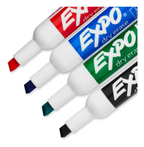 Caixa de marcador Expo Whiteboard com 12 unidades de cor azul de baixo odor
