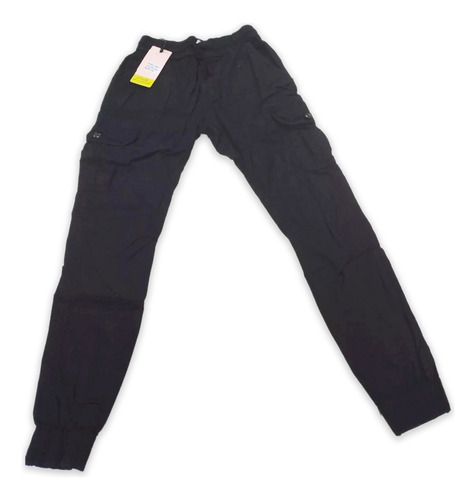 Pantalón Elt 5591 Jogger Mujer Cargo Chupin Gabardina 