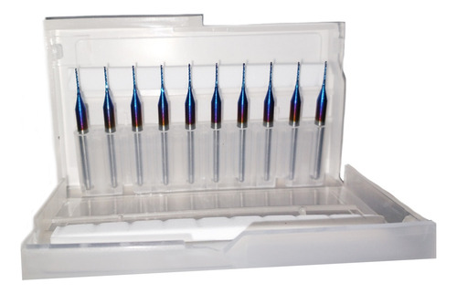 Fresa Corte Tungsteno Cnc 0.6mm End Mill Alta Calidad 1/8