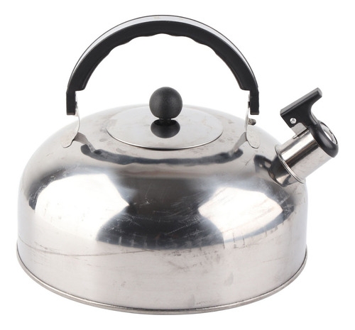 Tetera Silbante De Acero Inoxidable Con Botones De Calentami
