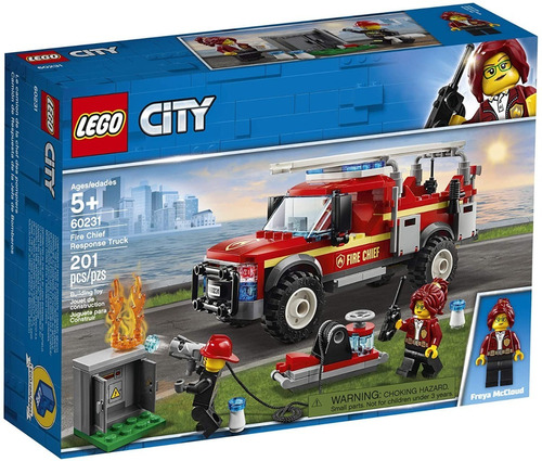 Lego City Fire Chief Response Truck 60231 Envio Inmediato