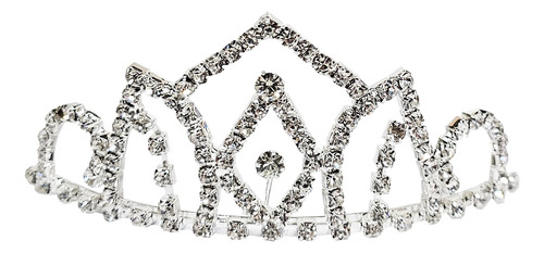 Tiara Corona De Strass Gemas Para Fiestas Novias Bodas