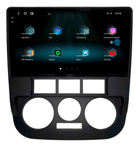 Multimidia Aikon Fóton G3 G4 Parati 2006/2014 12+256gb 2k 9p