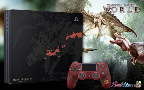 Skin Ps4 Fat - Slim - Pro - Monster Hunter World