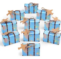 Comprar 50pcs Cajas De Favor De Maleta, Cajas De Dulces De Boda...