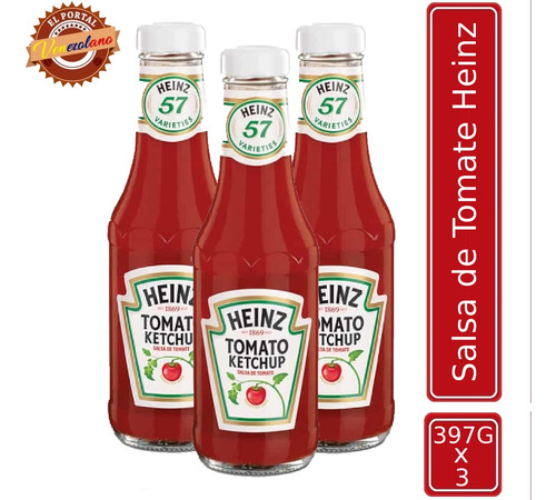 Salsa De Tomate Heinz X 3 - g a $34