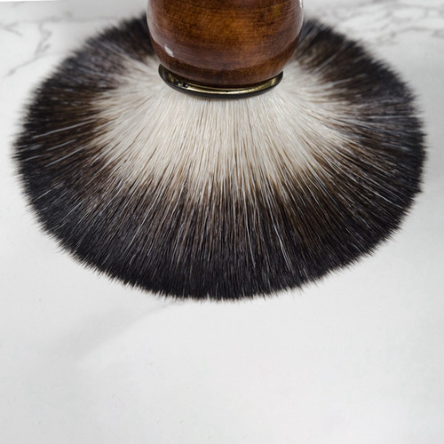 2 Limpiadores De Barba Facial Con Mango De Madera Para Afeit