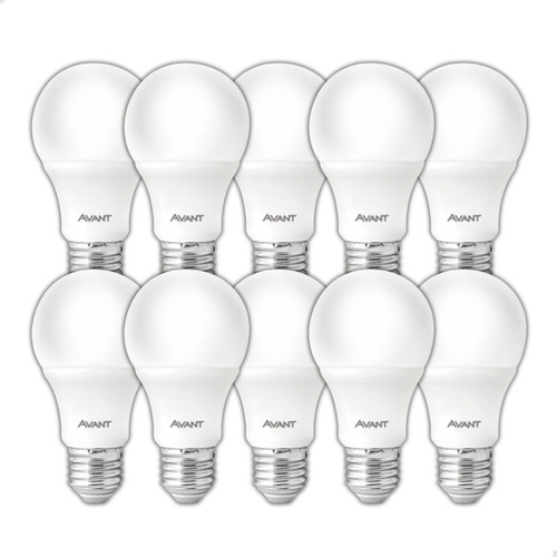 Kit 10 Lâmpada Led 15w E27 6500k Branco Frio Casa E Comercio Luz Branco-frio 127/220v