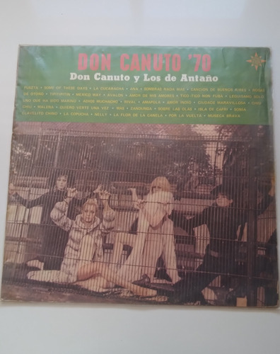 Lp Don Canuto Y Los De Antaño - Don Canuto 70  J