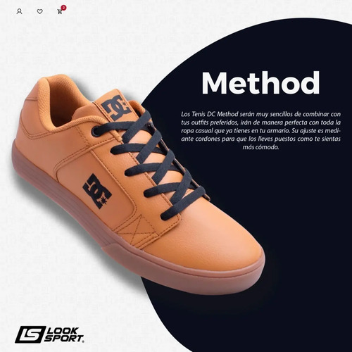 Tenis Dc Shoes Hombre Method Café Adys100553we9 | Envío gratis
