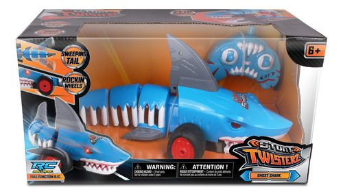 Nkok Stunt Twisterz Rtr Ghost Shark Rc Con Cola De Barrido Y Color Validar descripción