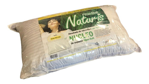 Imagen 5 de 6 de Almohada Fiberball Naturis 70x45 Núcleo Espuma Hipersoft