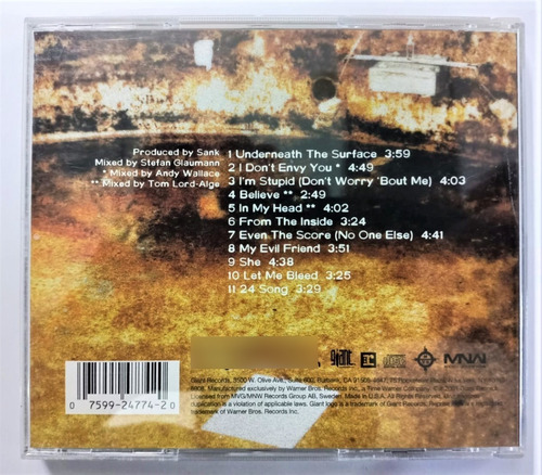 Prime Sth Underneath The Surface Cd De U S A Exc. Cond. (Usado)