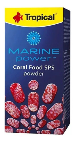 Ração Tropical Marine Power Coral Food Sps Powder 70g