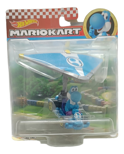 Escala 1:32, Mariokart Light- Blues Yoshi, Hot Wheels Diecas