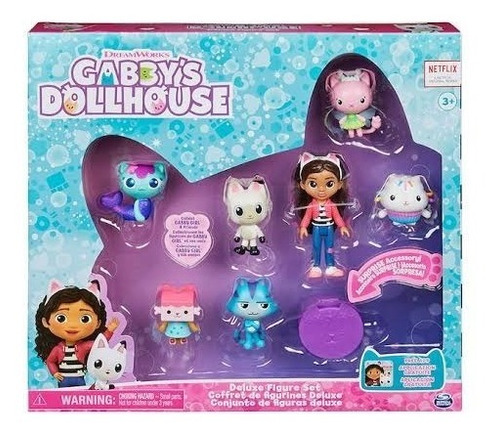 Casa De Gaby Gabby Dollhouse Set De 7 Figuras De Lujo