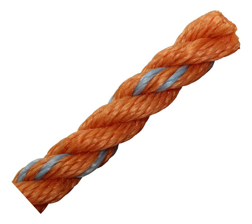 Cuerda Soga De Polipropileno 3/4 De 30 Kgs - 180 Mts C.f.e. Naranja Claro