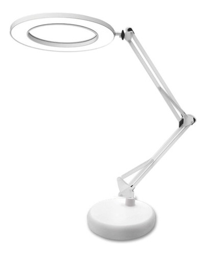 Lampara Aro Led 5w Mesa Brazo Articulado Color : Blanco