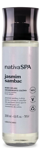 O Boticário Nativa SPA Jasmim Sambac Tradicional Body splash Deo-colônia 200ml para feminino