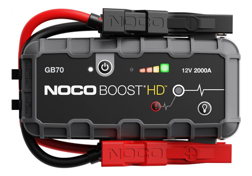 Arrancador De Bateria Noco Boost Hd Gb70 2000 Amp 12-volt