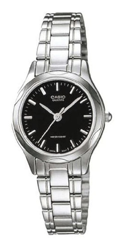 Reloj Para Mujer Plateado Casio Ltp-1275d-1a Con Garantía