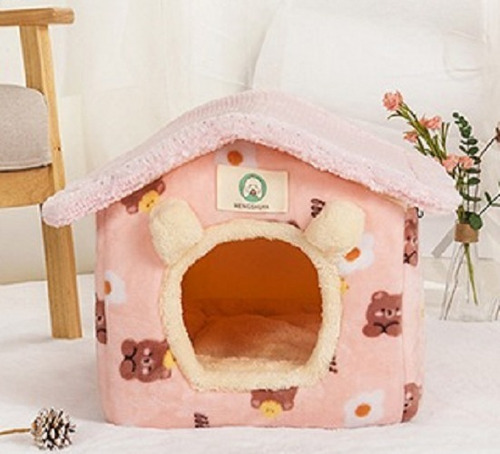 Imagen 1 de 3 de Casa Cama Invierno Para Perros Gatos Mascotas Suave Descanso