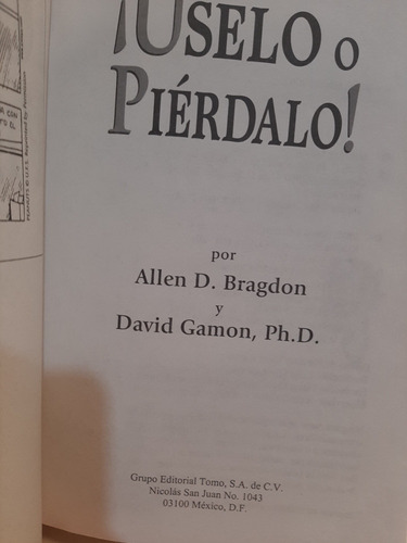 Uselo O Pierdalo - Allen Bragdon (Usado)