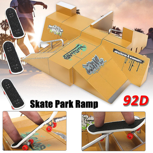 Imagen 1 de 5 de Skate Park Partes Rampa Para Tech Deck Fingerboard Dedo Junt