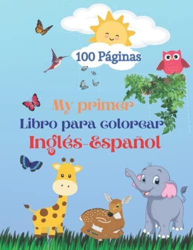 Libro: Mi Primer Libro Para Colorear Inglés-español Para Niñ