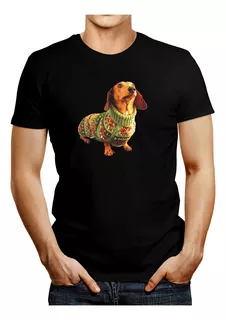 Idakoos Polo Dachshund Christmas Sweater