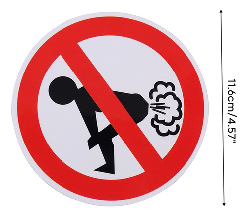 Pegatina De Coche X No Farting, Divertida Calcomanía Para Ma