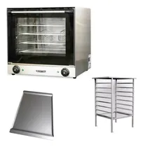 Comprar Horno Convector 2 Turbinas Santini Mc600 C\u002F8 Bandejas + Base