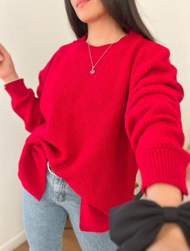 Sweater Oversize De Mujer Super Suaves Y Calentitos Pulover