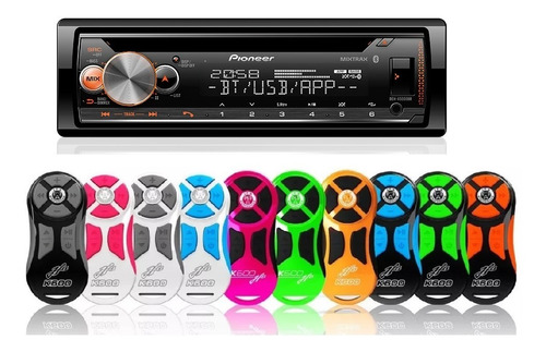 Toca Cd Pioneer Deh-x500br + Controle Longa Distancia Jfa K600