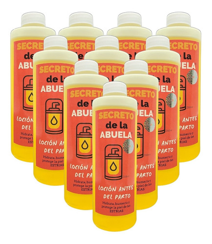 Aceite Vitamina E Puro Loción Preparto 250ml Pack De 10