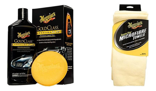 Kit De Cera Líquida G7016 Gold Class Carnauba Plus Premium, 