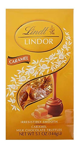 Lindt Lindor Caramel Leche Chocolate Trufas, Kosher, 5.1