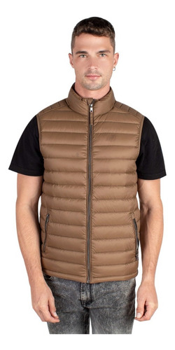 Imagen 1 de 6 de Chaleco Hombre Greenlander Vpol7652 Pluma Bolsas Costados
